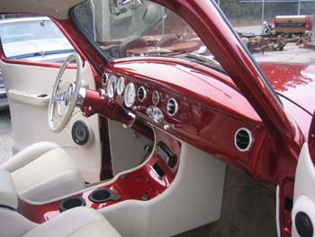 Modern, stylized interior