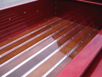 Stainless bed strips