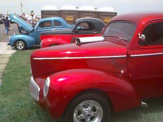 <1940 willys coupe gasser style>