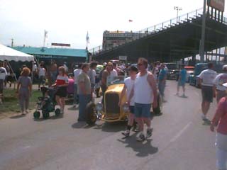 <walking around at goodguys rod and custom show in Indianapolis, indiana>