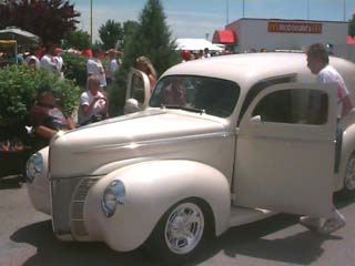 <1940 white delivery sedan 1940>